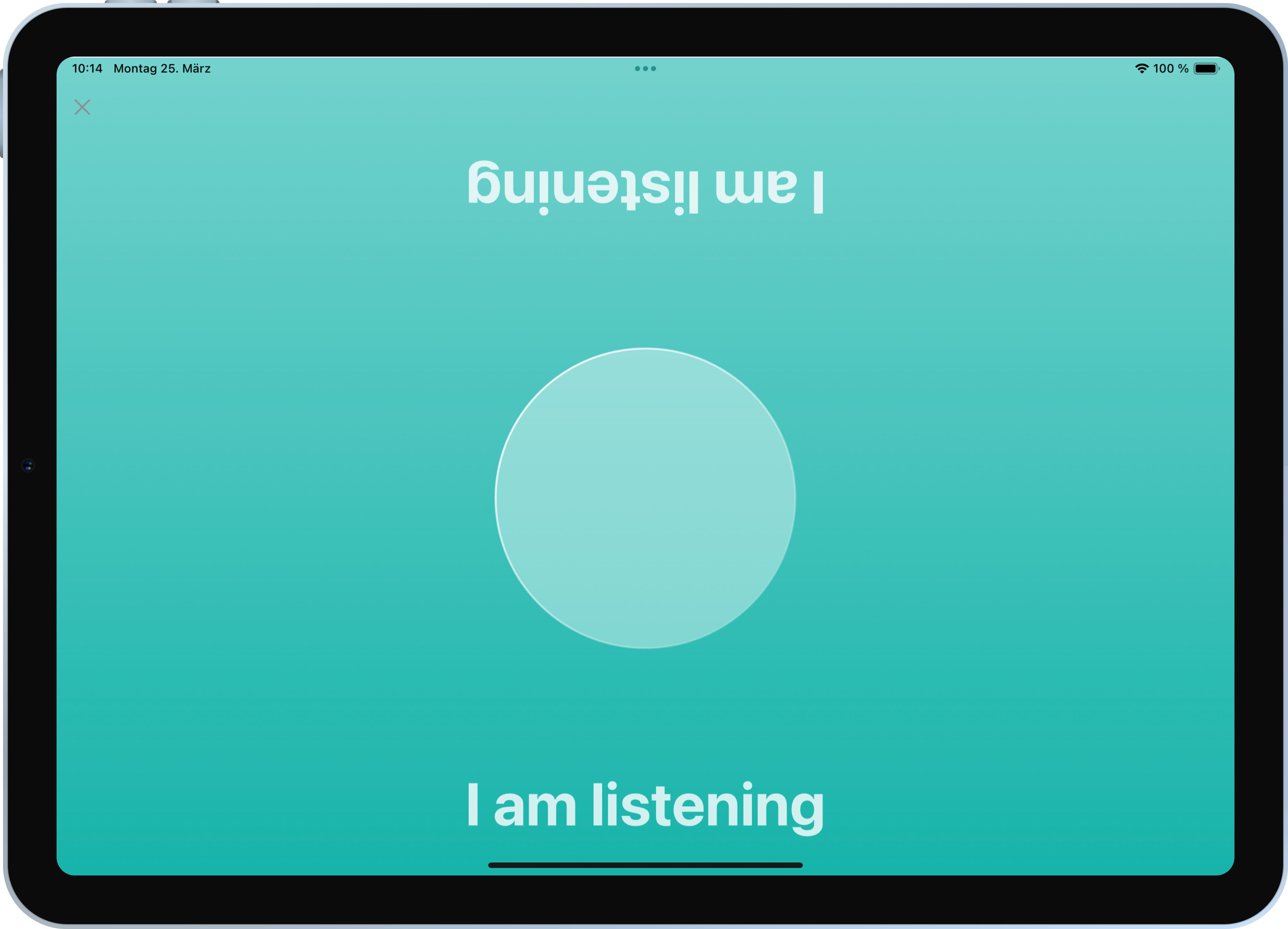 Theo active listening setup for recognizing sounds around a conversation
